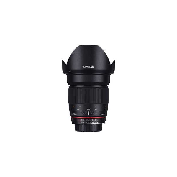 Camera Lens SAMYANG 24mm F1.4 Aspherical IF for Canon Lense