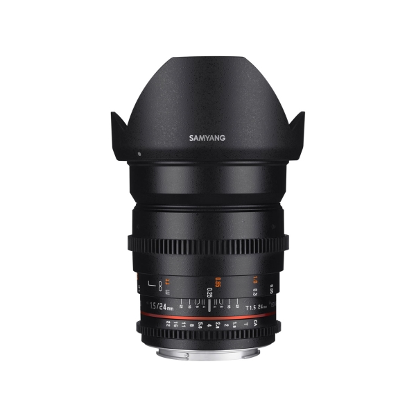 Camera Lens SAMYANG 24mm T1.5 VDSLR ED AS IF UMC II FOR MICRO FOUR THIRDS Lense