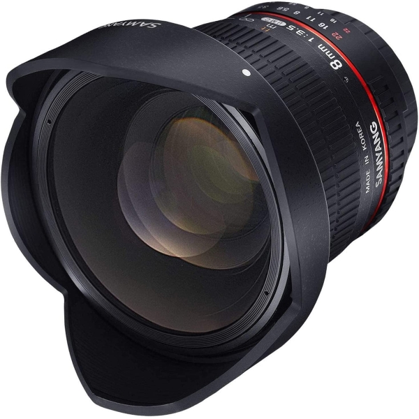 Camera Lens SAMYANG 8mm F3.5 FISH-EYE LENS FOR NIKON Lense