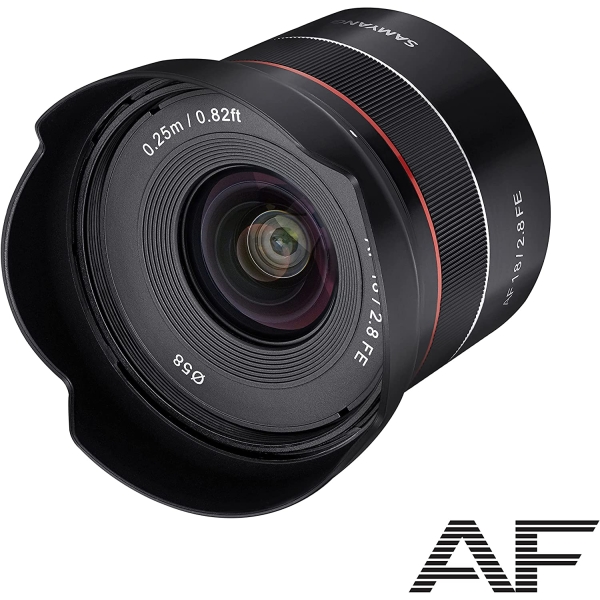 Lens SAMYANG AF 18mm F2.8 FE Camera Lense