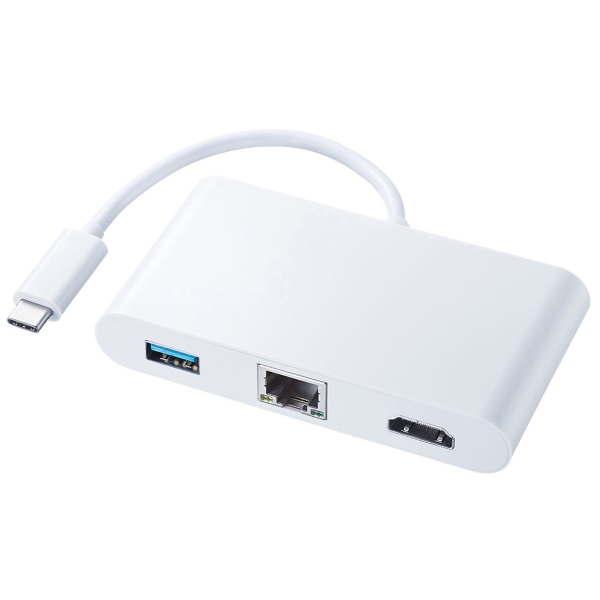 USB Hub Sanwa Supply AD-ALCMHL White USB Hub