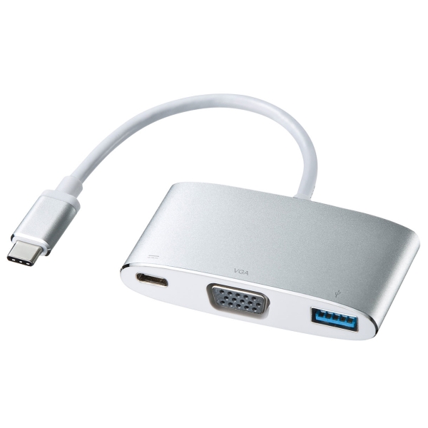 USB Hub Sanwa Supply AD-ALCMVP01 Silver/White USB Hub