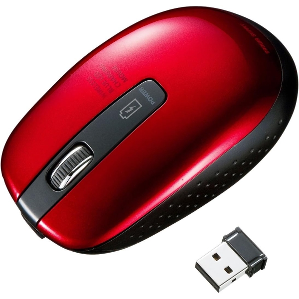 Sanwa Supply MA-WBL118R red Mouse