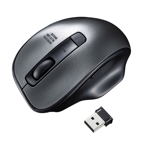 Mouse Sanwa Supply MA-WBL134GM Gunmeta Mouse