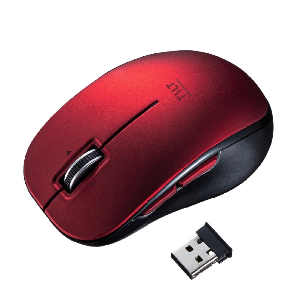 Mouse Sanwa Supply MA-WBL189R Red Mouse