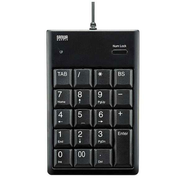 Number Pad Sanwa Supply Sanwa Supply NT-16UBKN Black Number Pad