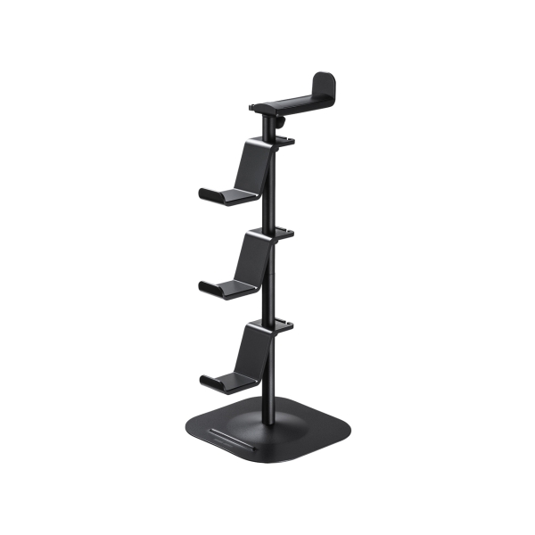 Sanwa Supply Game Controller Stand with Headphone Holder JY-STN1BK Videogame Accessory