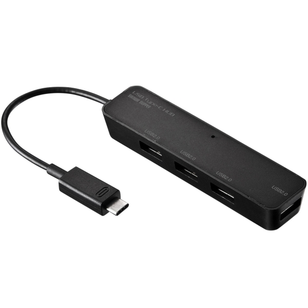 Sanwa Supply USB-2TCH3BK black USB Hub