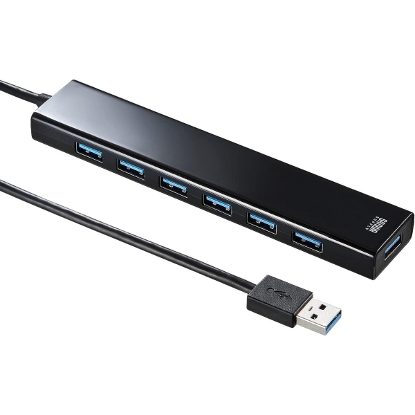 Sanwa Supply USB-3H703BKN USB Hub