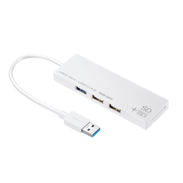 USB Hub Sanwa Supply USB-3HC316W White USB Hub