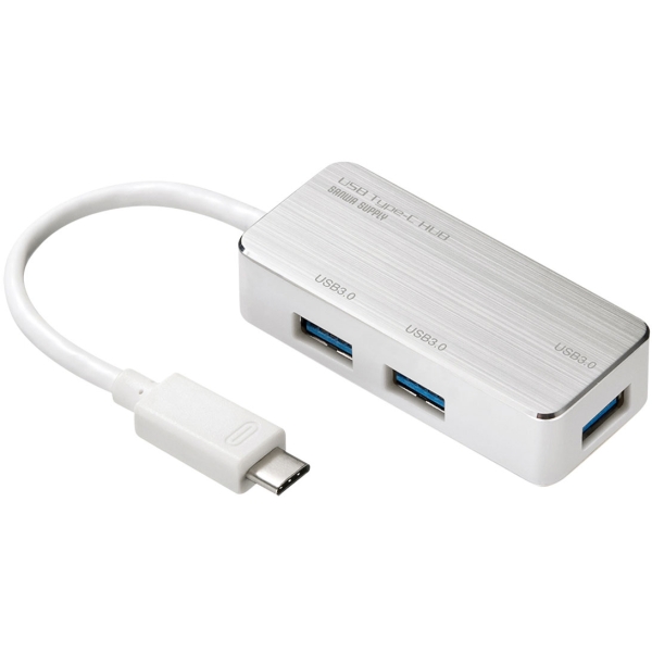 USB Hub Sanwa Supply USB-3TCH2S silver USB Hub