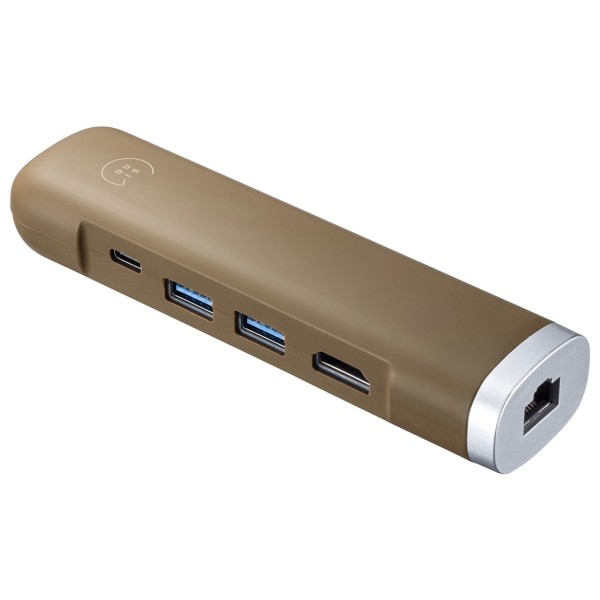 Sanwa Supply USB-3TCHLP10K khaki USB Hub