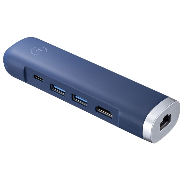 Sanwa Supply USB-3TCHLP10NV navy USB Hub