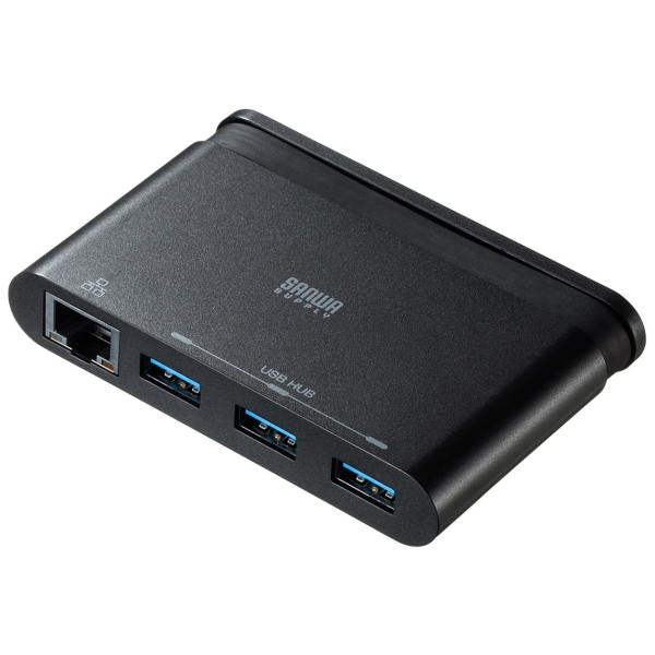 USB Hub Sanwa Supply USB-3TH10BK Black USB Hub