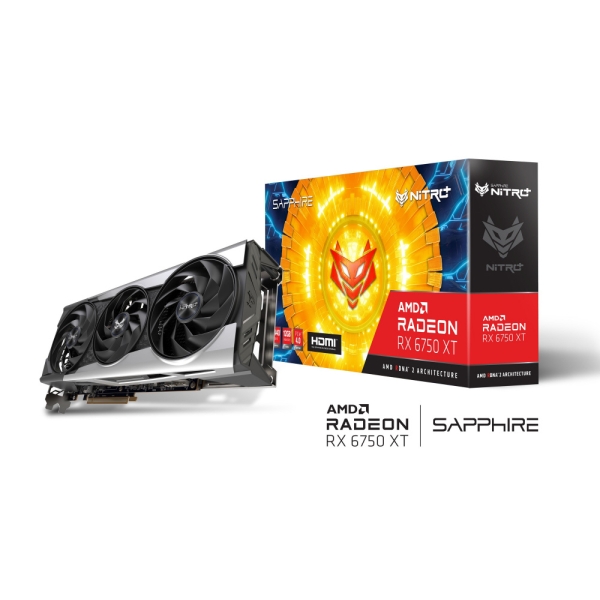 Graphic Card SAPPHIRE NITRO+ Radeon RX 6750 XT GAMING OC 12GB GDDR6 PCIExp 12GB