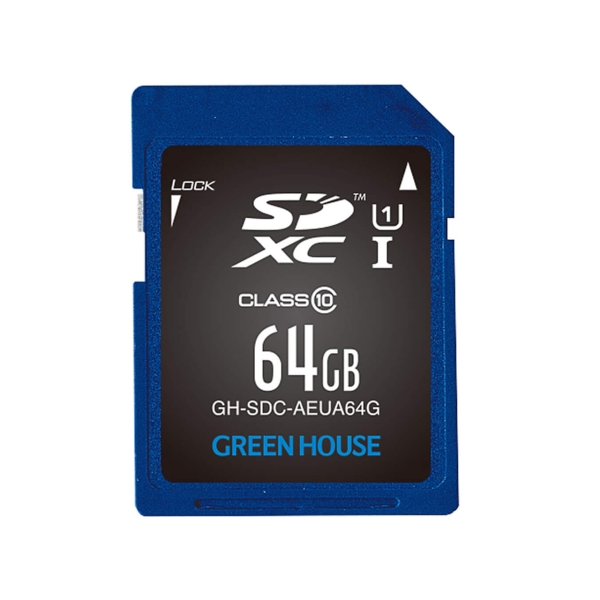 SD Card Green House GH-SDC-AEUA64G 64GB