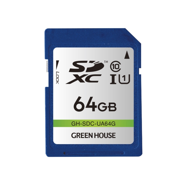 SD Card Green House GH-SDC-UA64G 64GB