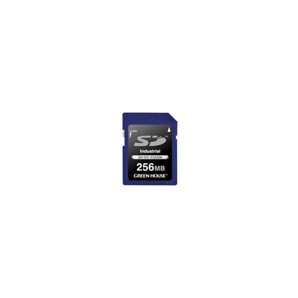 SD Card Green House GH-SDI-XSA256 256MB