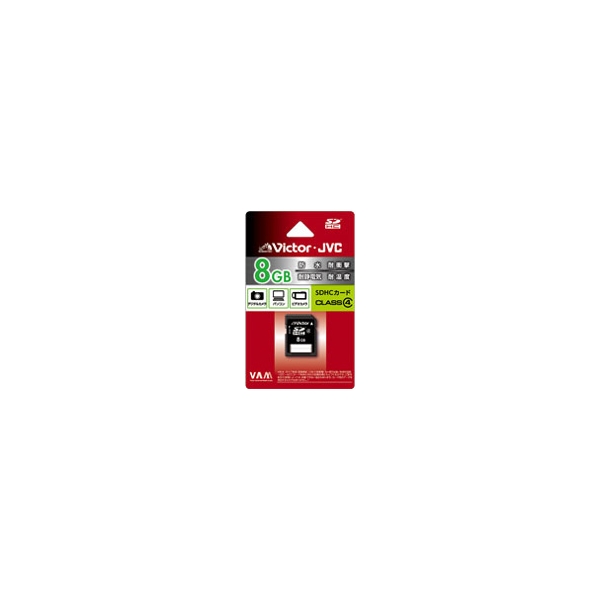 SD Card JVC V-SD8CL4 8GB