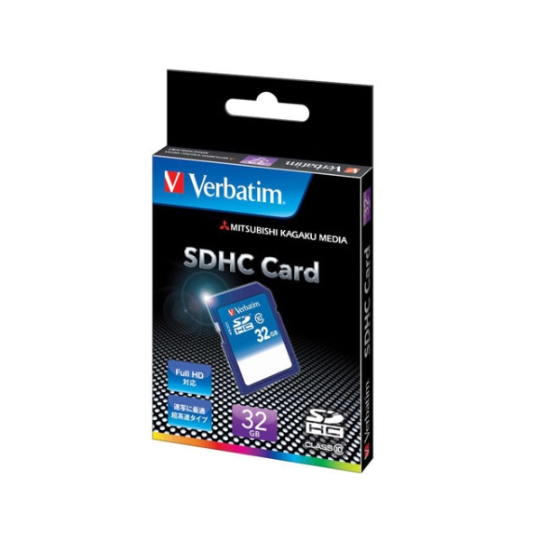 SD Card Mitsubishi Chemical Media Verbatim SDHC32GJVB1 32GB