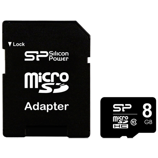 SD Card Silicon Power SP008GBSTH010V10-SP 8GB