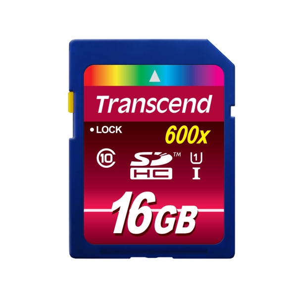 SD Card Transcend TS16GSDHC10U1 16GB