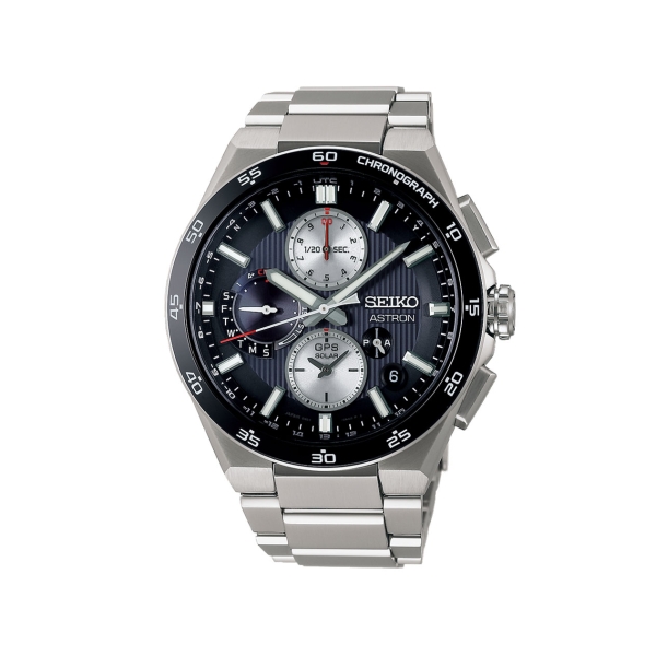 SEIKO Astron NEXTER series GPS solar dual time chronograph SBXC151 Watch