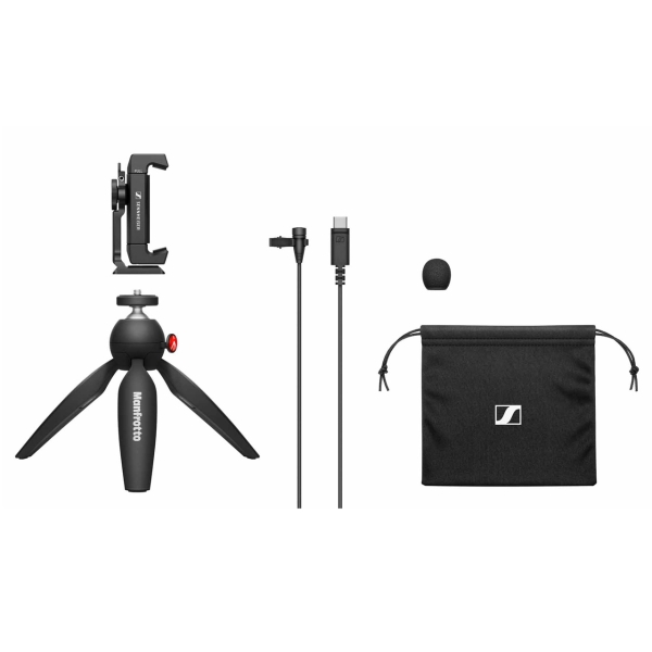 Camera Microphone Sennheiser XS Lav USB-C Mobile Kit Microphone