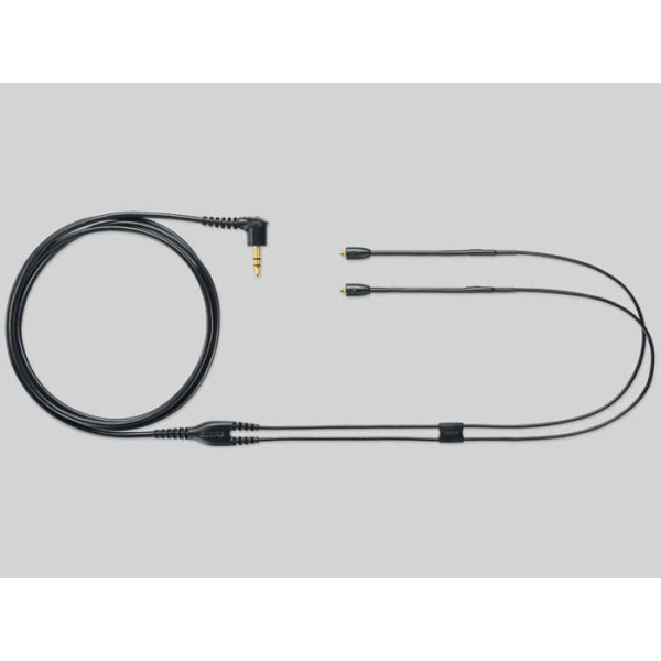 Earphone Cables Terminal black 1.62m for exclusive use of SHURE EAC64BK mini-plug ⇔ Earphone Cable