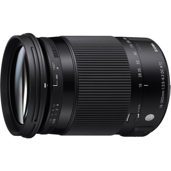 Sigma 18-300mm F3 .5-6.3 DC MACRO OS HSM Canon use Camera Lens