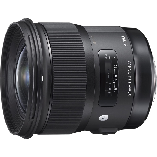 Camera Lens Sigma 24mm F1.4 DG HSM for Canon Lense