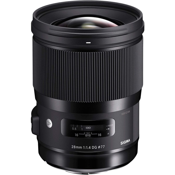 Camera Lens Sigma 28mm F1.4 DG HSM for Canon Lense