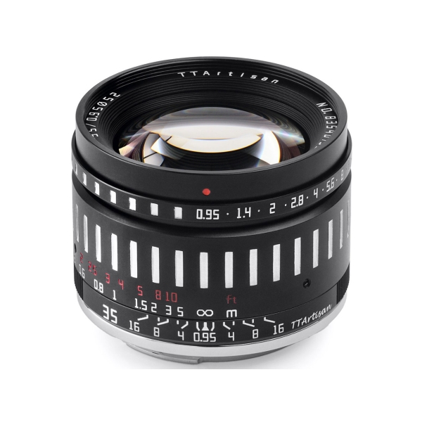 Camera Lens Signature artisan optics TTArtisan 35mm f/0.95 C Leica L use Lense