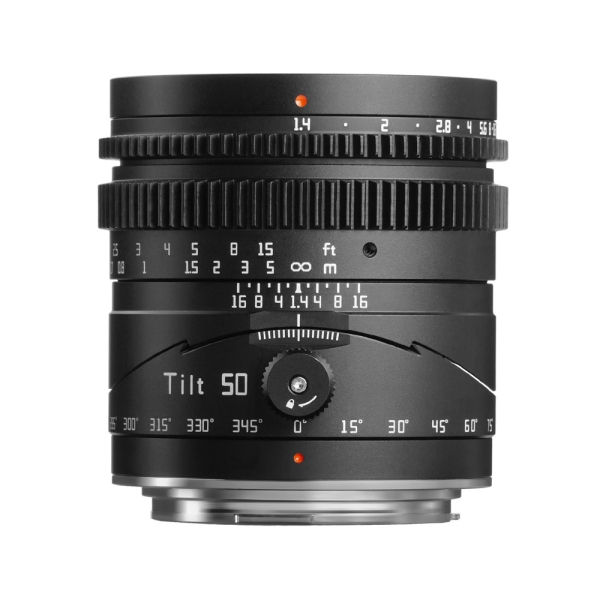 Camera Lens Signature artisan optics TTArtisan Tilt 50mm f/1.4 Canon RF use Lense