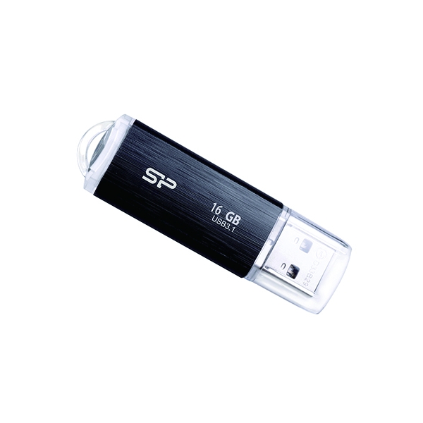 Silicon Power Blaze B02 SPJ016GU3B02K 16GB Black USB Flash Drive