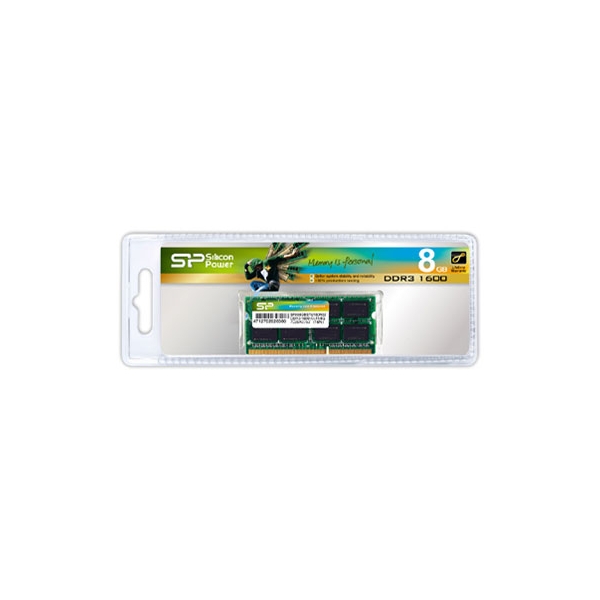 Memory Silicon Power SP008GBSTU160N02 S.O.DIMM DDR3 PC3-12800 8GB