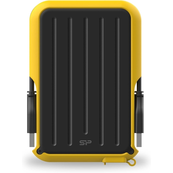 External Hard Drive Silicon Power SP010TBPHD66SS3Y Black/Yellow External Hard Drive