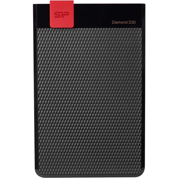 External Hard Drive Silicon Power SP040TBPHDD3LS3K black/red