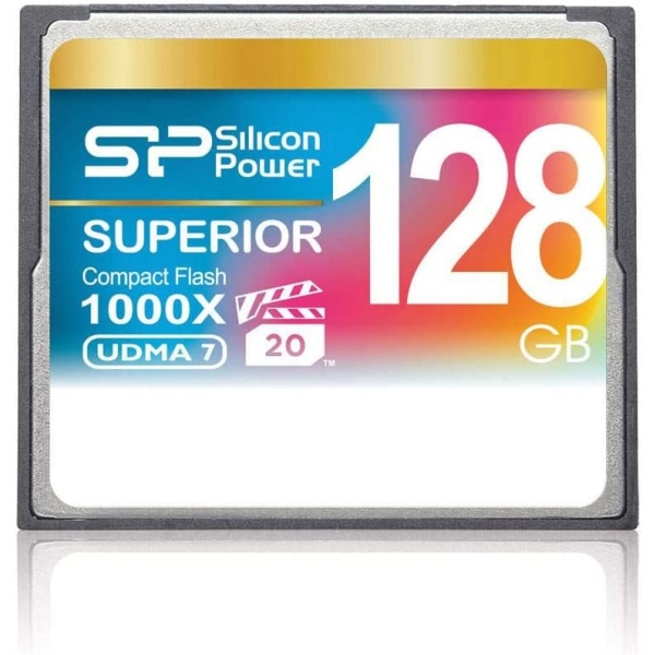 Compact Flash Silicon Power SP128GBCFC1K0V10 128GB