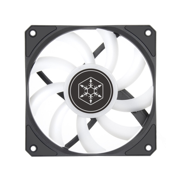 Case Fan SILVERSTONE Air Slimmer 120 ARGB SST-AS120B-ARGB black/semitransparency Case Fan