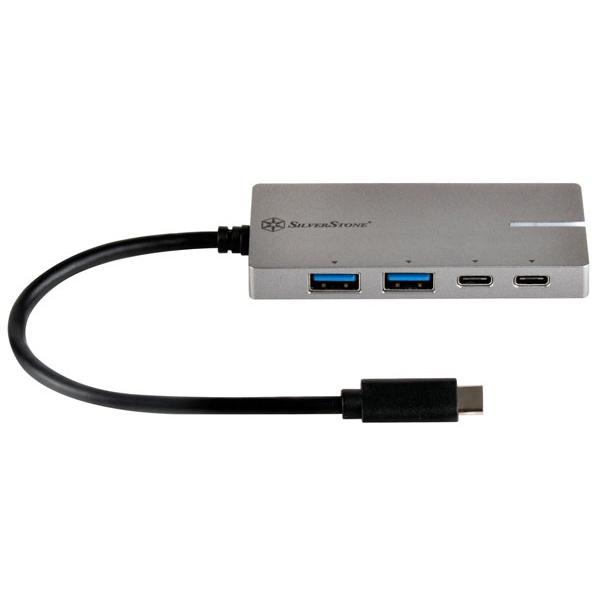 SILVERSTONE SST-EP09C charcoal gray USB Hub