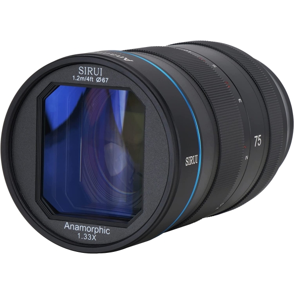 Camera Lens SIRUI 75mm F1.8 1.33X Anamorphic Lens SR75-MFT for Micro Four Thirds Lense