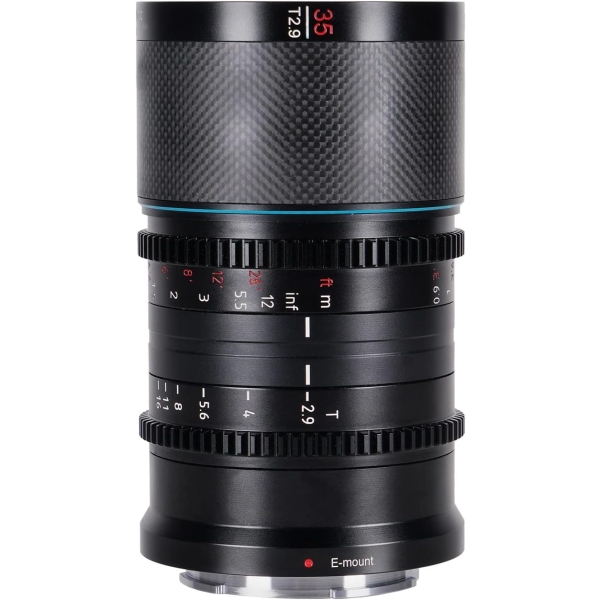 SIRUI Saturn 35mm T2.9 1.6X Full Frame Carbon Fiber Anamorphic Lens Blue Flare Saturn_L35B-JP for Leica L Camera Lens