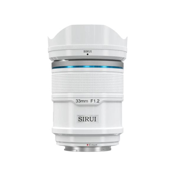 SIRUI Sniper 33mm F1.2 Autofocus Lens 33AS12E-W-JP White for Sony E Camera Lens