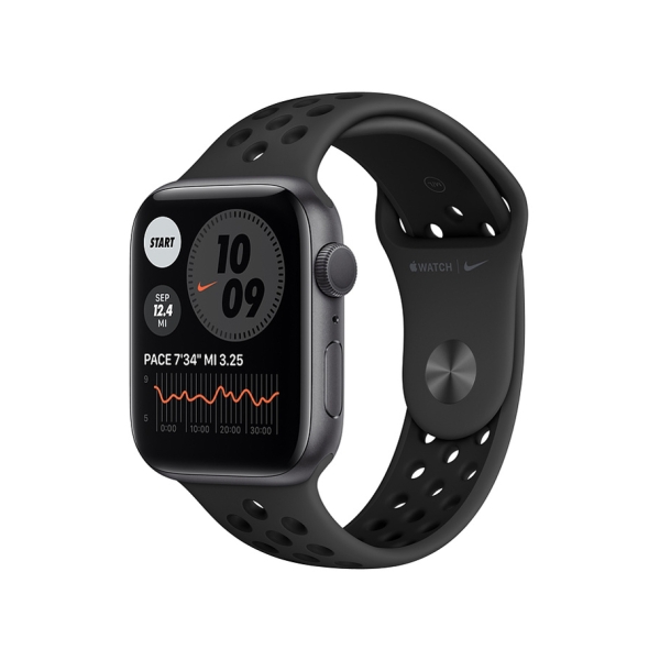 Smart Watch Apple Apple Watch Nike Series 6 GPS model 44mm MG173J/A Anthracite/black Nike sports band Electronic Goods Wearable Devices