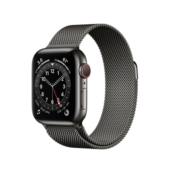 Smart Watch Apple Apple Watch Series 6 GPS+Cellular model 40mm M06Y3J/A Graphite-Milanese-Loop Electronic Goods Wearable Devices