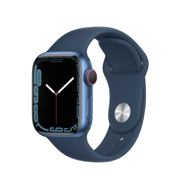 Smart Watch Apple Apple Watch Series 7 GPS+Cellular model 41mm MKHU3J/A Abyss Blue Sports Band Electronic Goods Wearable Devices