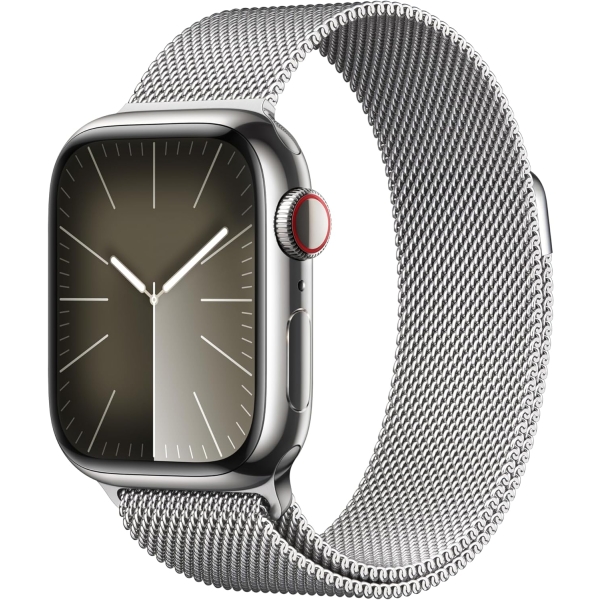 Smart Watch Apple Apple Watch Series 9 GPS+Cellular model 41mm MRJ43J/A Silver-Milanese-Loop Electronic Goods Wearable Devices