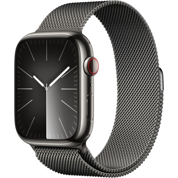 Smart Watch Apple Apple Watch Series 9 GPS+Cellular model 45mm MRMX3J/A Graphite-Milanese-Loop Electronic Goods Wearable Devices