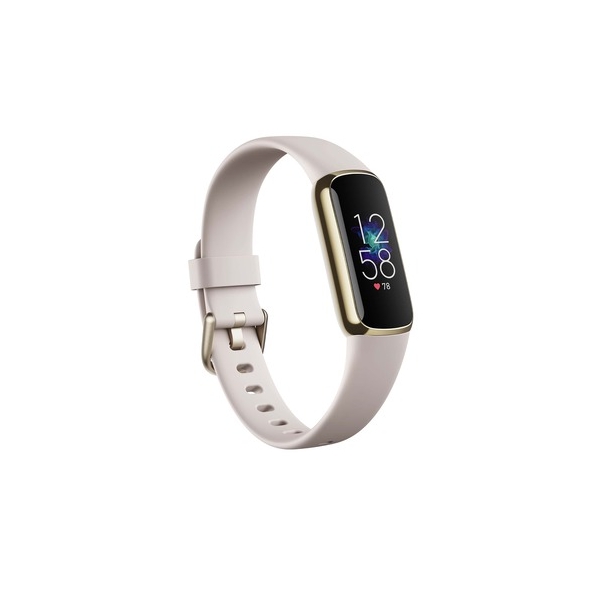 Smart Watch Fitbit Fitbit Luxe FB422GLWT-FRCJK luna white/software gold Electronic Goods Wearable Devices